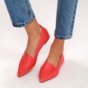 Sold on MERCARI!!!!!Red flats